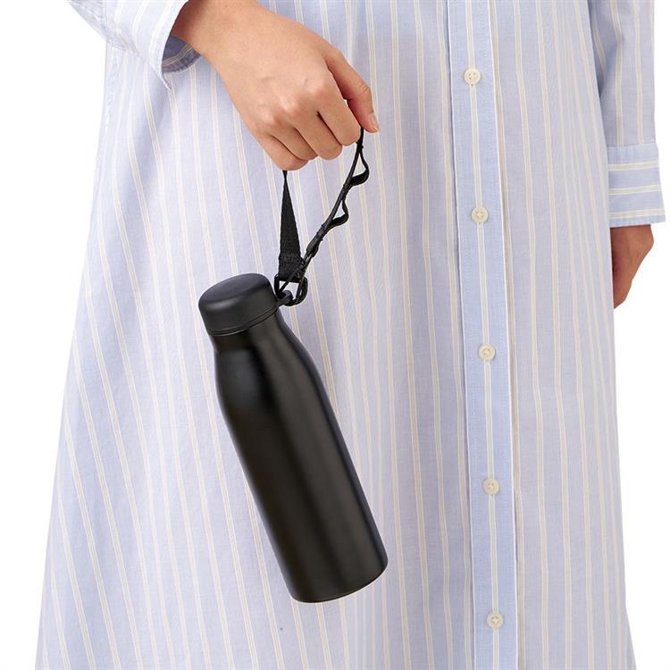 ショルダーサーモステンレスボトル 500ml オフホワイト 水筒 オフホワイト