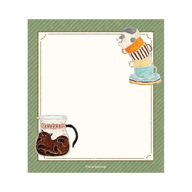 メモパッド トコロコムギ 喫茶 喫茶