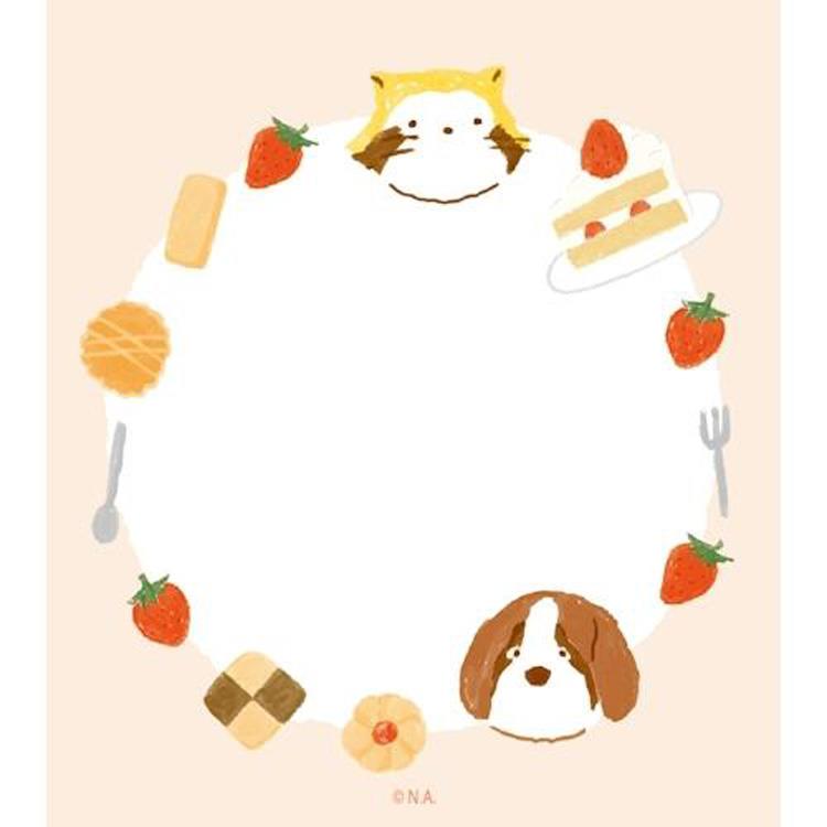 メモパッド いろどりラスカル スイーツ スイーツ