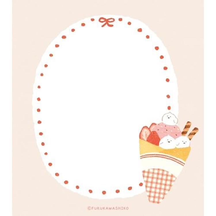 メモパッド お菓子などうぶつ工房 なりきりコトリ なりきりコトリ