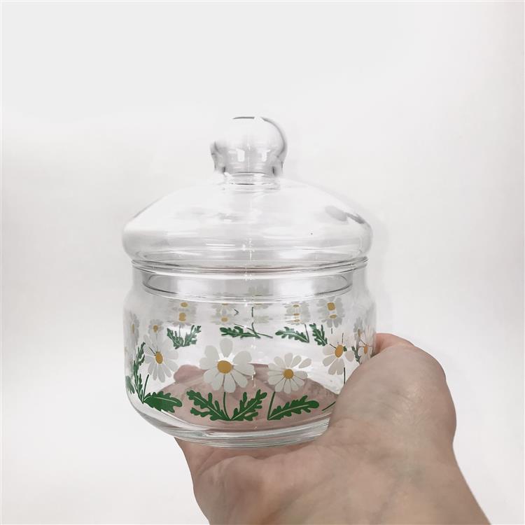 ガラス蓋ボンボン入れ 野ばな ３６０ｍｌ アデリアレトロ ホーム キッチン ロフト公式通販サイト Loft