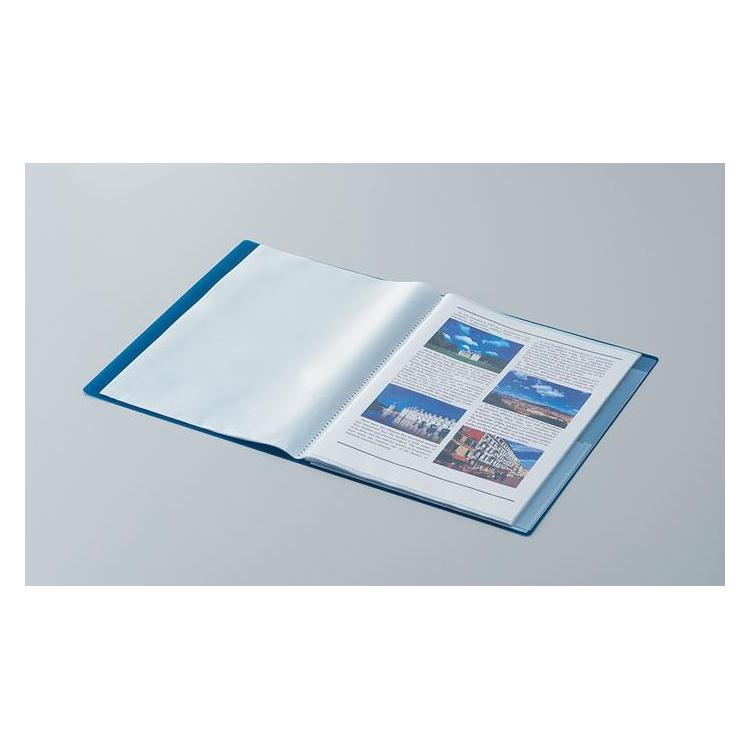 フェイバリッツ クリアファイル 40ポケット ネイビー ネイビー