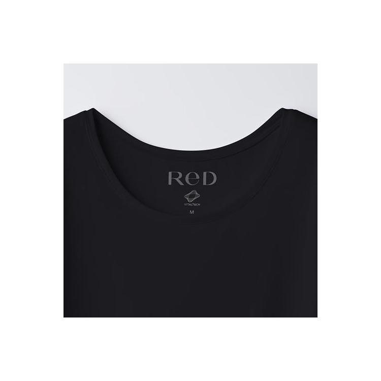 Uネックインナー長袖 ブラック L ブラック:L