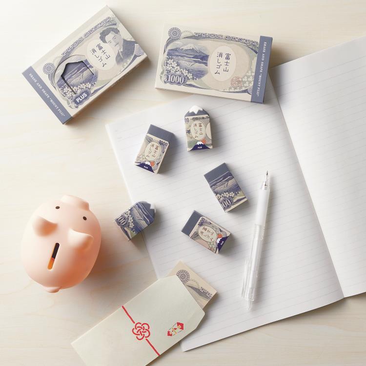 エアイン 富士山消しゴム お札富士山