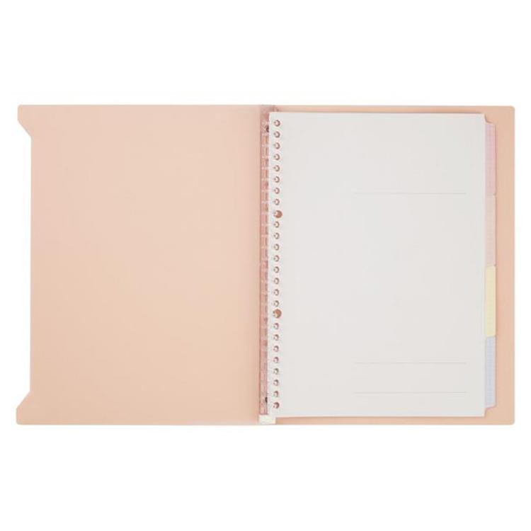 バインダー B5 カケセル クリア ライトピンク ライトピンク