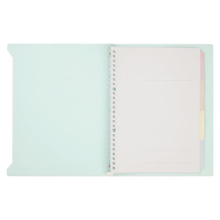 バインダー B5 カケセル クリア ミント ミント