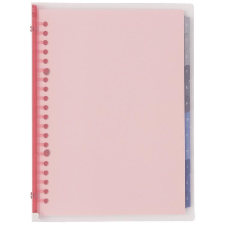 2026年4月始まり 月間 A5 ノート・デ ダイアリー ピンク ピンク