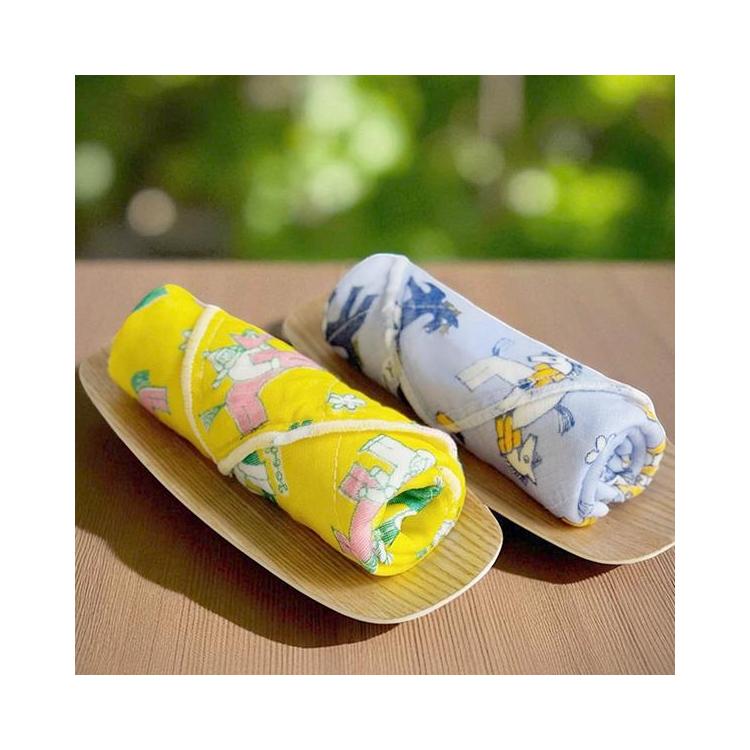 白雪友禅ふきんん 30×40cm Horse イエロー イエロー