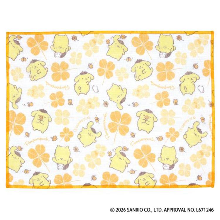 白雪友禅ふきん 30×40cm ポムポムプリン