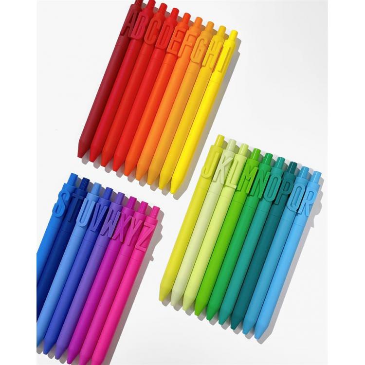 アルファベット ボールペン 0.5mm ゲルインク P P