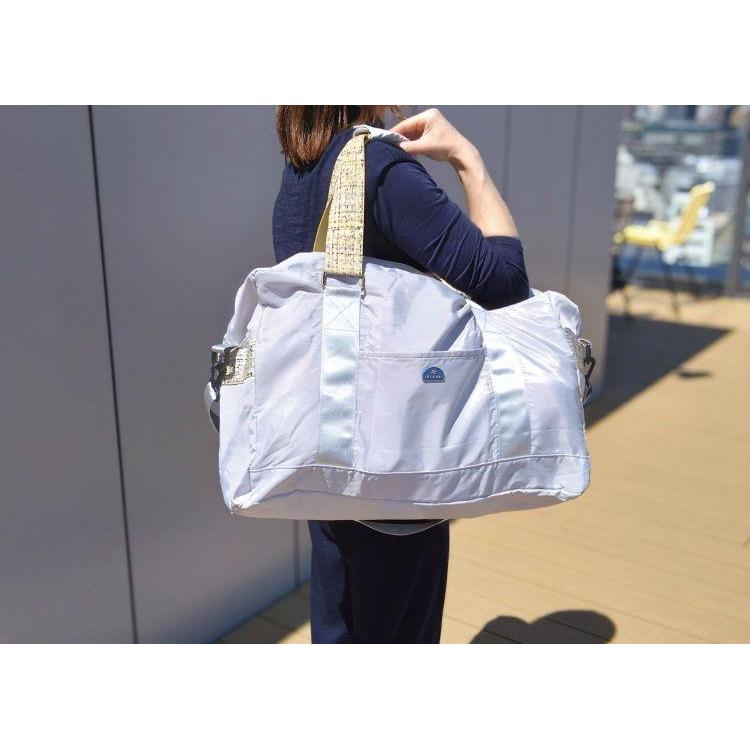 パッカブルボストンバッグ イエロー イエロー
