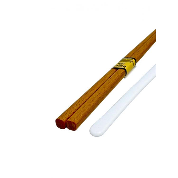 箸・スプーンセット 各18cm ピンク×グリーン ピンク×グリーン