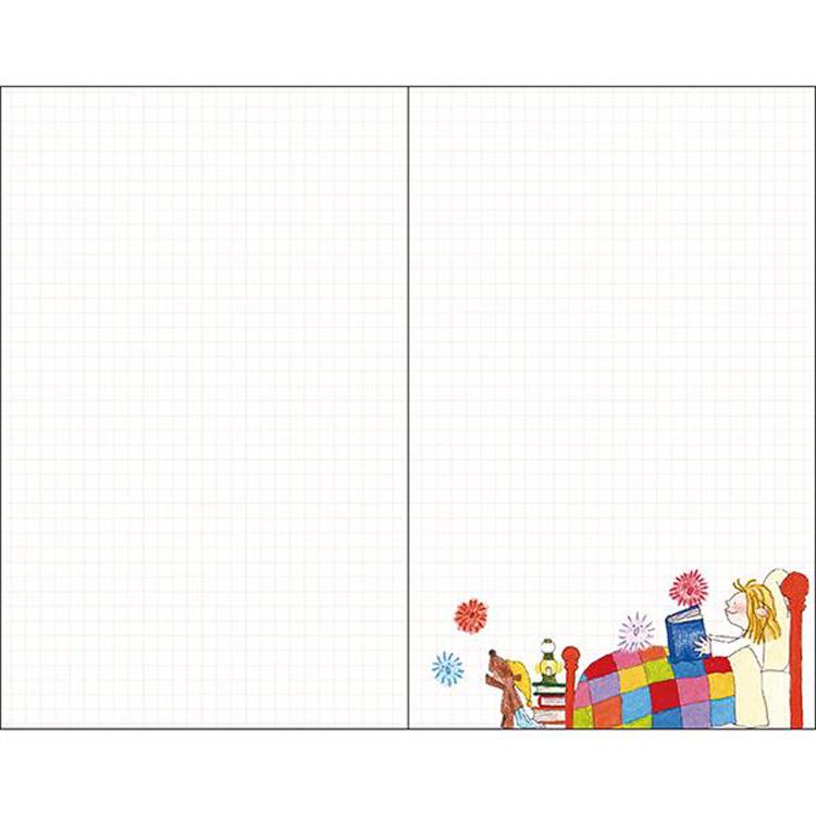 2026年12月始まり手帳 月間 A5スリム ココちゃん ブルー ブルー