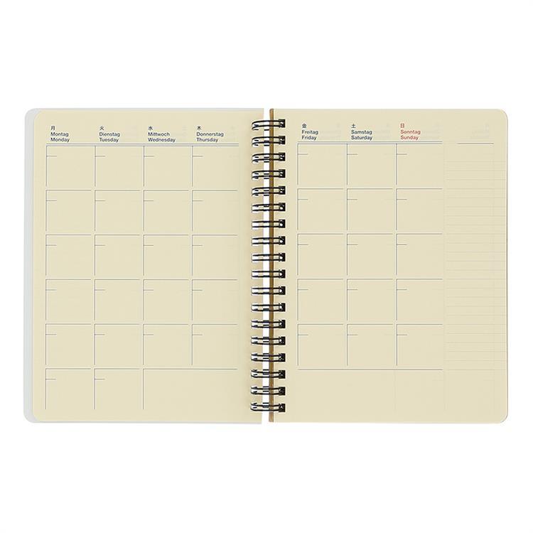 ロルバーン フリーダイアリー L グレージュ グレージュ