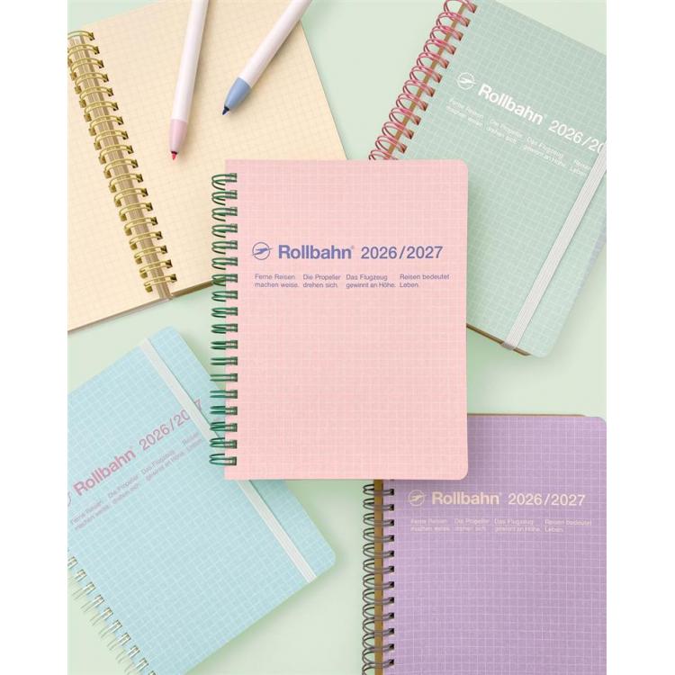 2026年3月始まり 月間 M ロルバーンダイアリー スコラ ライトブルー ライトブルー