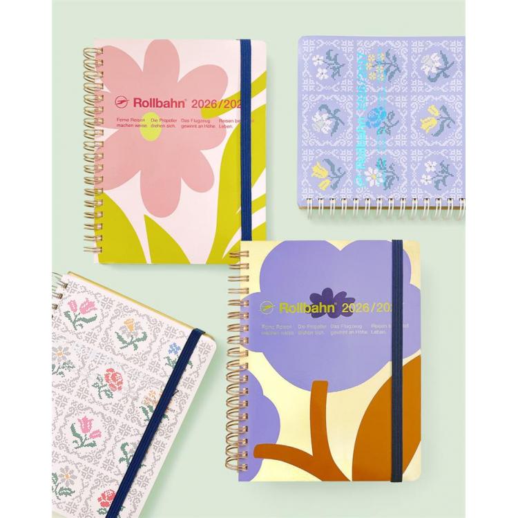 2026年3月始まり 月間 A5 ロルバーンダイアリー フラワー A A