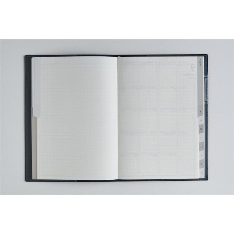 2026年3月始まり手帳 月間 B6 ディアクレール2(622)ネイビー