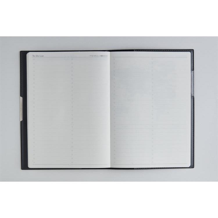 2026年4月始まり手帳 週間バーチカル A5 ティーズディレクションダイアリーワイド(645)ネイビー