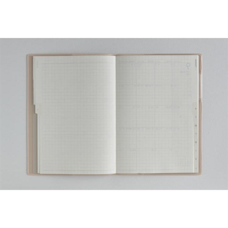 2026年3月始まり手帳 月間 B6 トリンコ2(711)ピンクベージュ ピンクベージュ