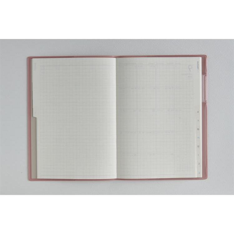 2026年3月始まり手帳 月間 B6 トリンコ2(715)ソフトローズ ソフトローズ