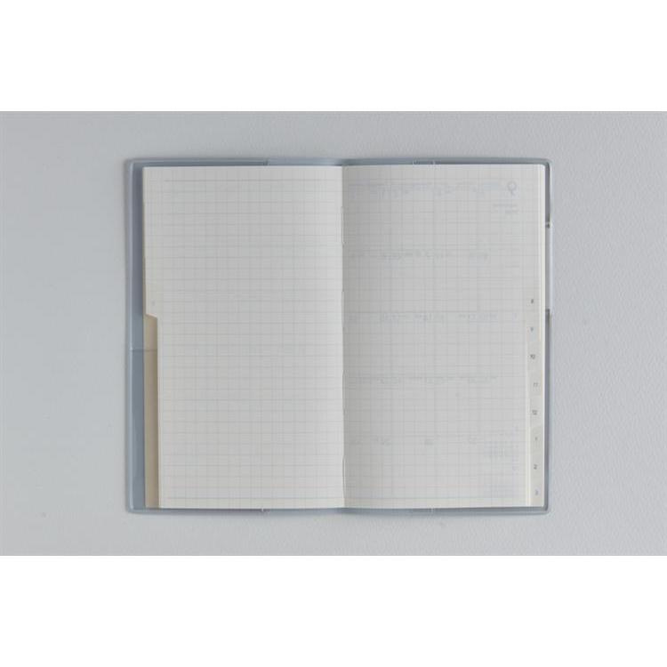 2026年3月始まり手帳 月間 B7 トリンコ3(732)クールブルー クールブルー