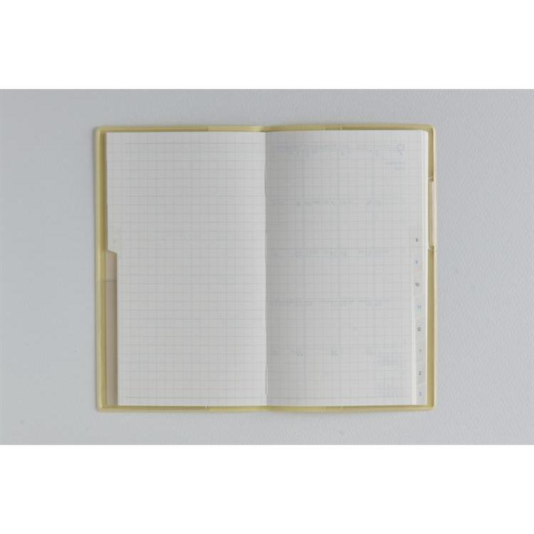 2026年3月始まり手帳 月間 B7 トリンコ3(733)バターイエロー バターイエロー