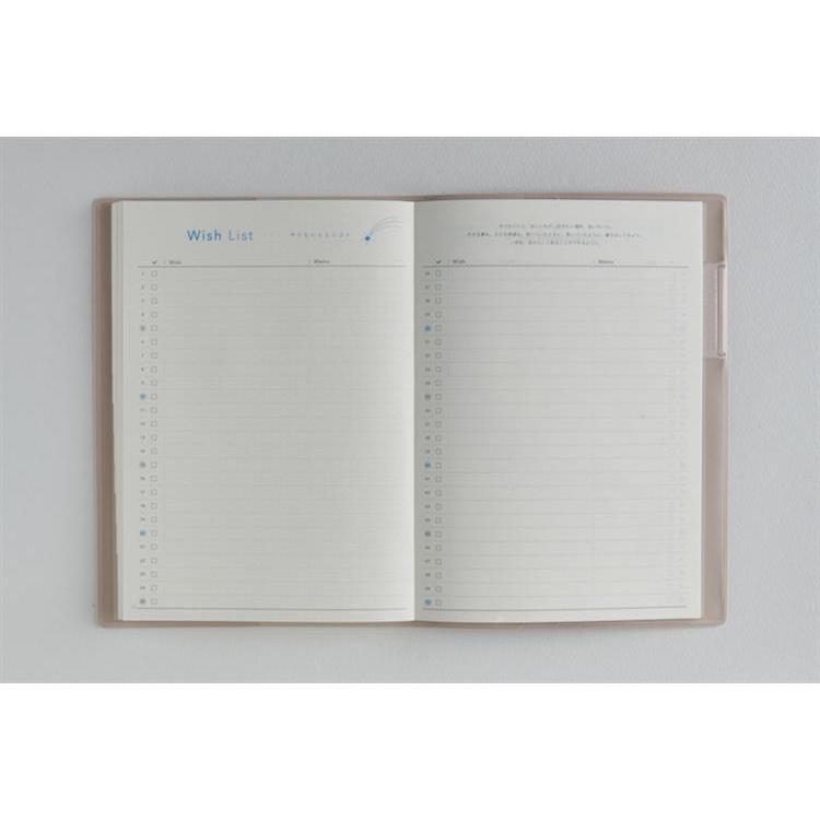 2026年4月始まり手帳 週間レフト B6 トリンコ6(746)ドーンピンク ドーンピンク