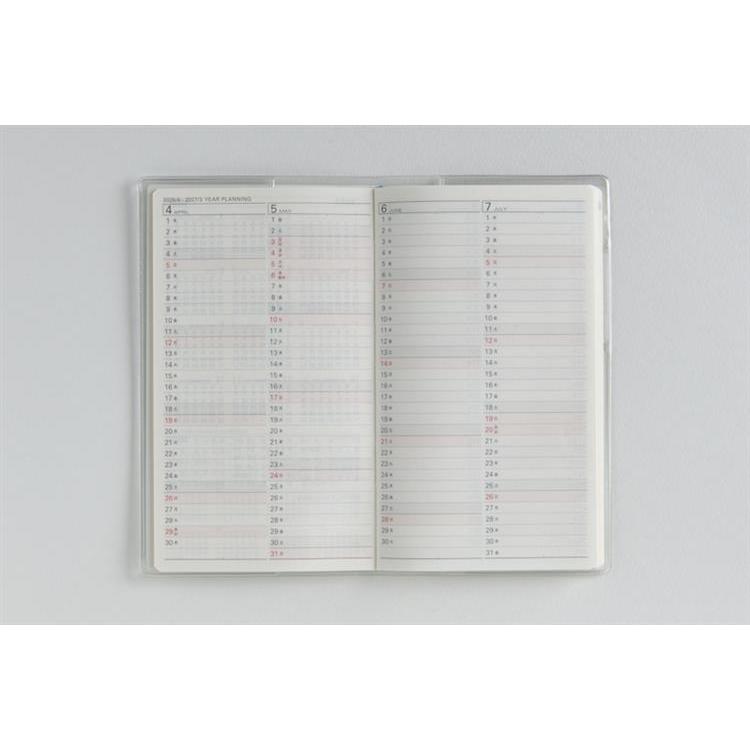 2026年3月始まり手帳 月間 B7 リベルデュオ7(797)フォギーライトブルー