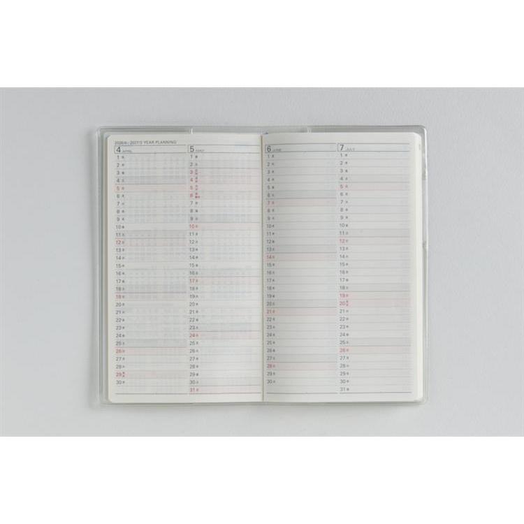 2026年3月始まり手帳 月間 B7 リベルデュオ8(798)ライト・ミモザ