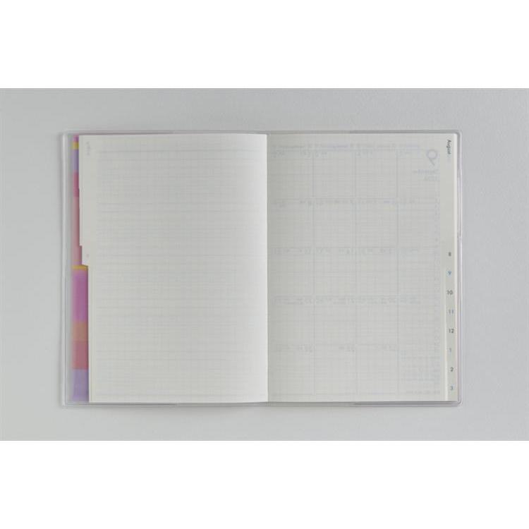 2026年3月始まり手帳 月間 B6 ミアクレール1(921)ピンク