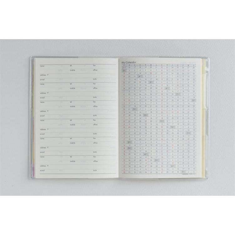 2026年3月始まり手帳 月間 A6 ミアクレールコケット1(935)イエロー