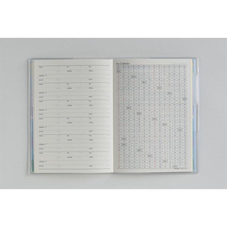 2026年3月始まり手帳 月間 A6 ミアクレールコケット2(936)ブルー