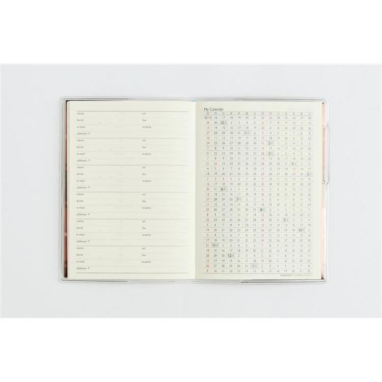 2026年12月始まり手帳 月間 B7 プチクレール1 チェック