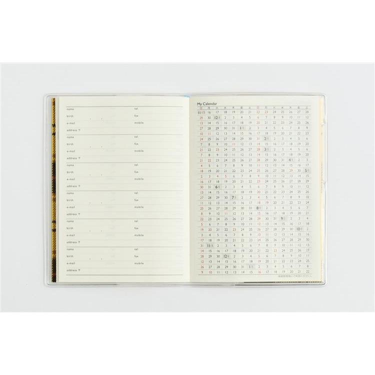 2026年12月始まり手帳 月間 B7 プチクレール2 チェック