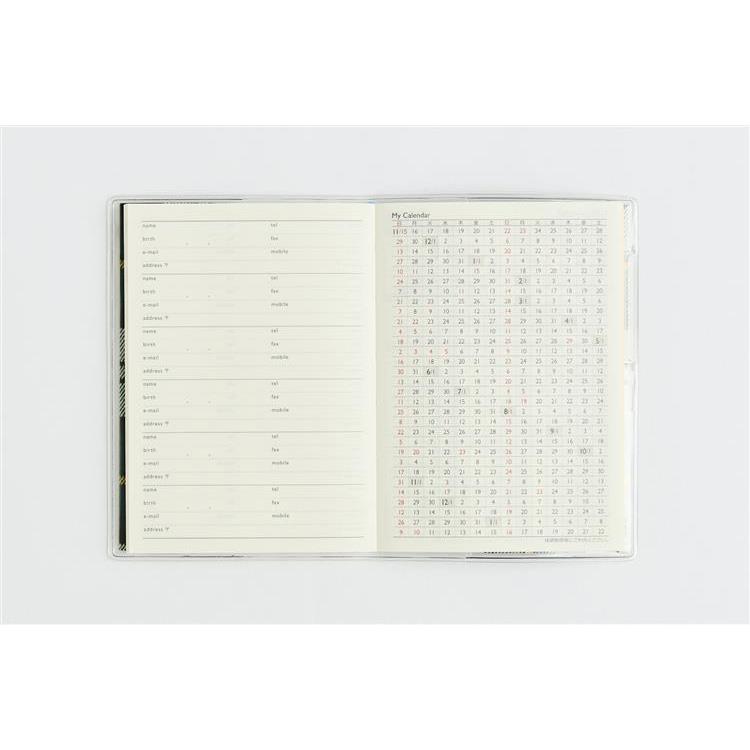 2026年12月始まり手帳 月間 B7 プチクレール3 チェック