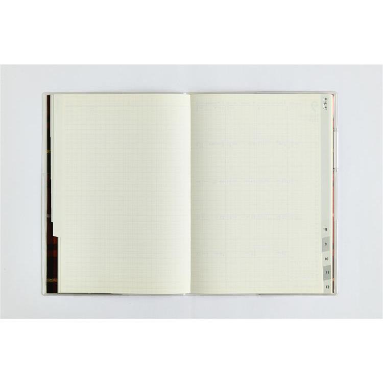 2026年12月始まり手帳 月間 A5 クレールインデックスグラン3 月曜始まり チェック
