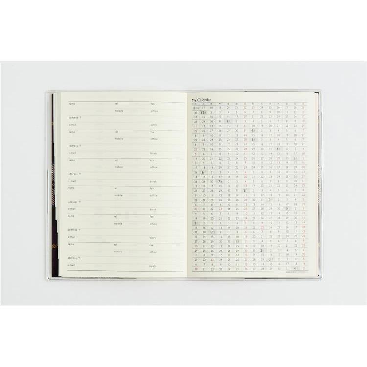 2026年12月始まり手帳 月間 A6 メルクレール5 チェック
