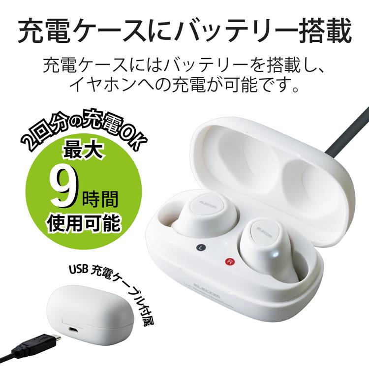 完全ワイヤレスＢｌｕｅｔｏｏｔｈヘッドホン ＴＷＳ１０
