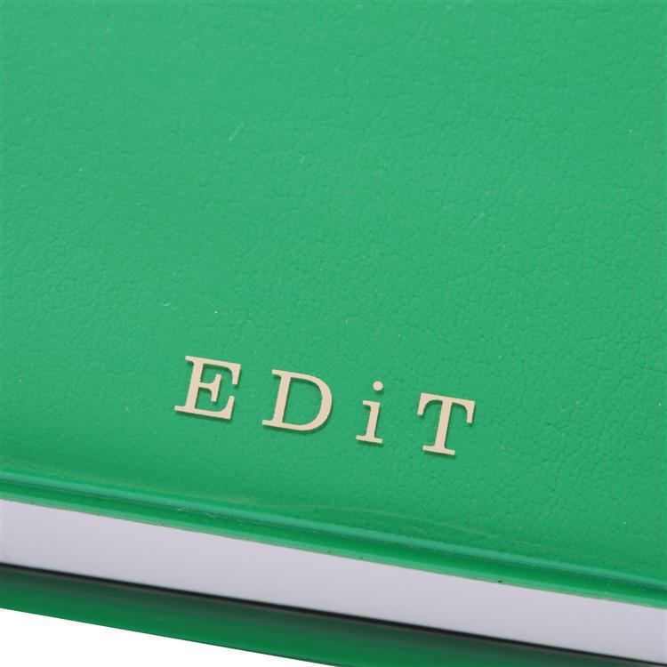 2026年4月始まり手帳 デイリー B6変形 EDiT タイポポケット ケリーグリーン ケリーグリーン