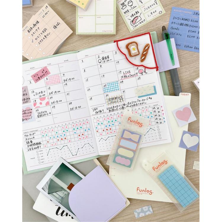 下敷き A6 funlog クリーム