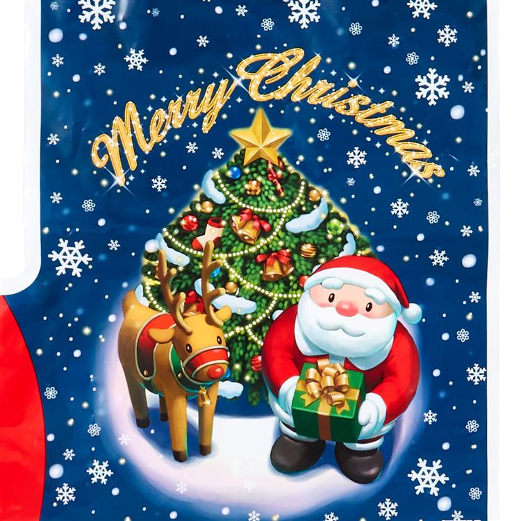 クリスマススタンプ サンタとツリー かる