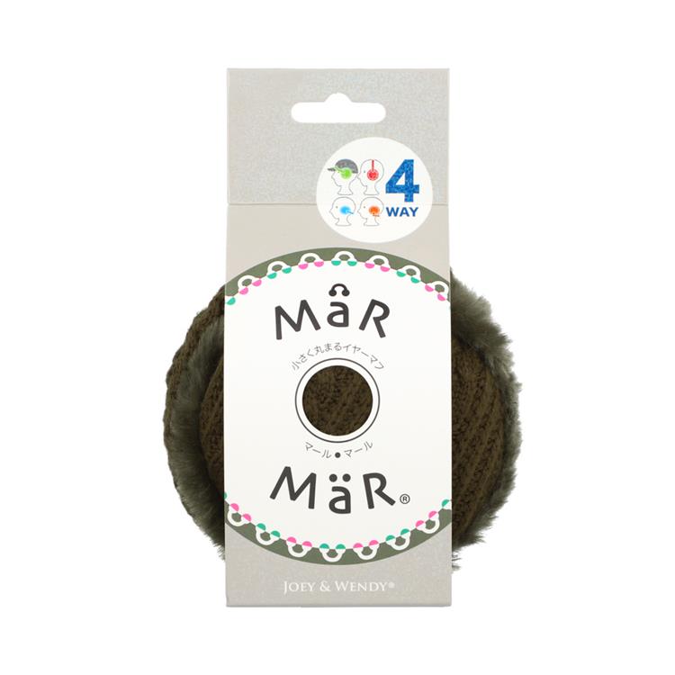 4WAYイヤーマフラー ニット編み カーキ【ロフト限定】 カーキ