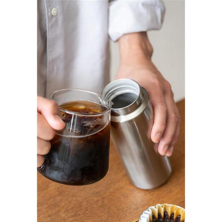 ドリンクボトルモク 500ml シルバー シルバー