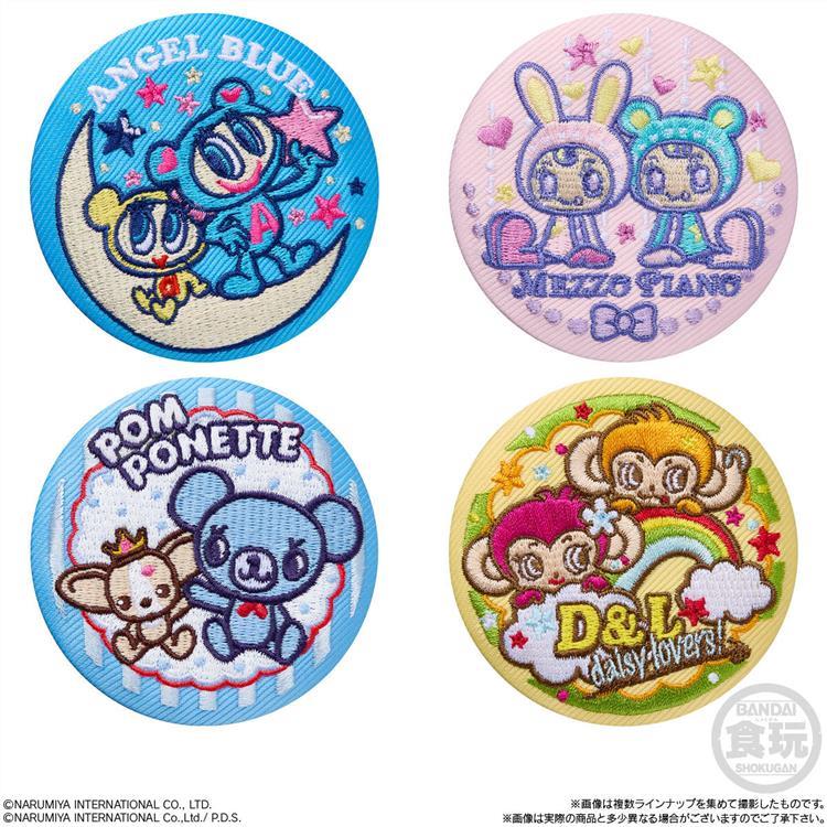 ナルミヤキャラクターズ 刺繍缶バッジビスケット 1個入