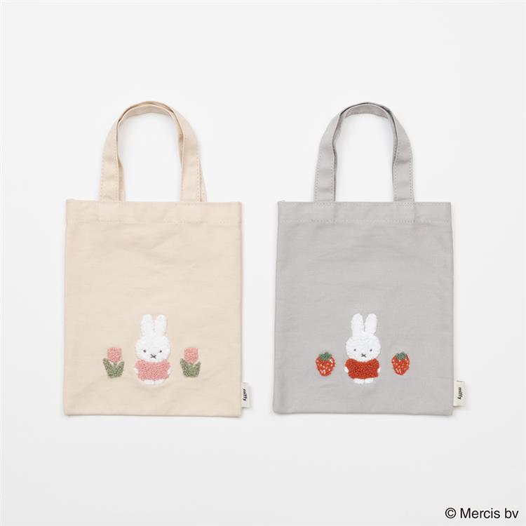 ミニトートバッグ ミッフィー レッド&ピンク イチゴ イチゴ