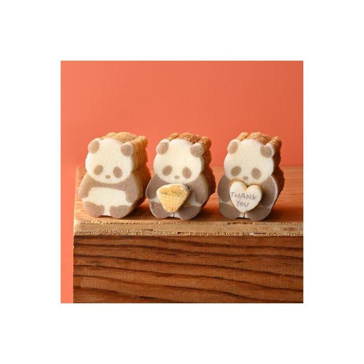 カタヌキヤ 花束パンダバウム3個セット