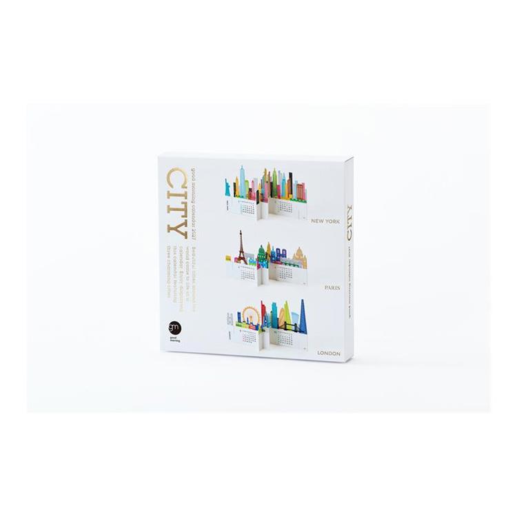 2027年1月始まりカレンダー 卓上 CITY CITY