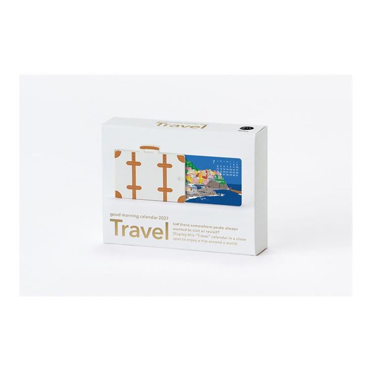 2027年1月始まりカレンダー 卓上 Travel Travel