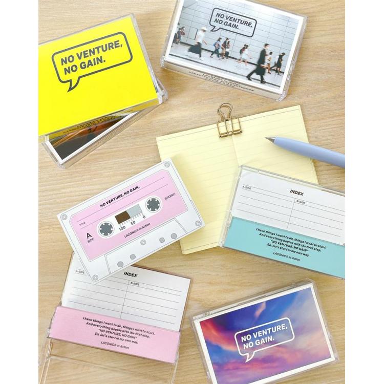 カセットテープノート イン・アクション ターコイズ ターコイズ