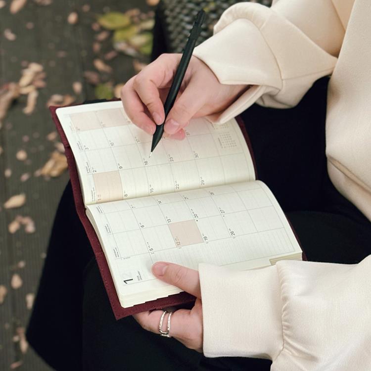 ノート&ダイアリーカバー B6 e-Friendly ワイン ワイン